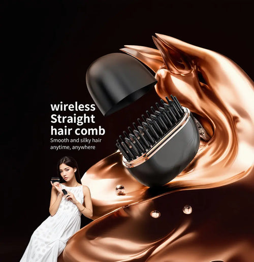 Wireless Hair Care Straightening Comb Dolphin Tracker + Lost Recovery + RFID