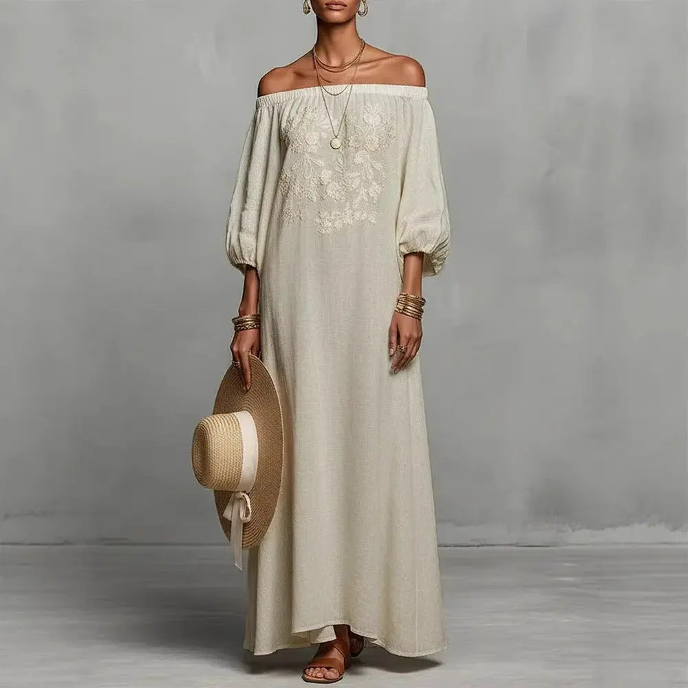 Elegant Off-Shoulder Dress shopify