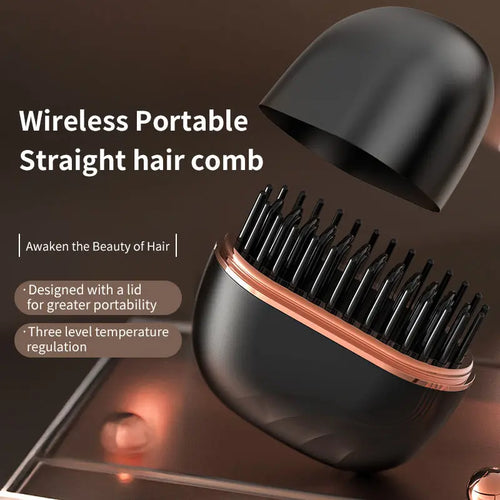 Wireless Hair Care Straightening Comb Dolphin Tracker + Lost Recovery + RFID